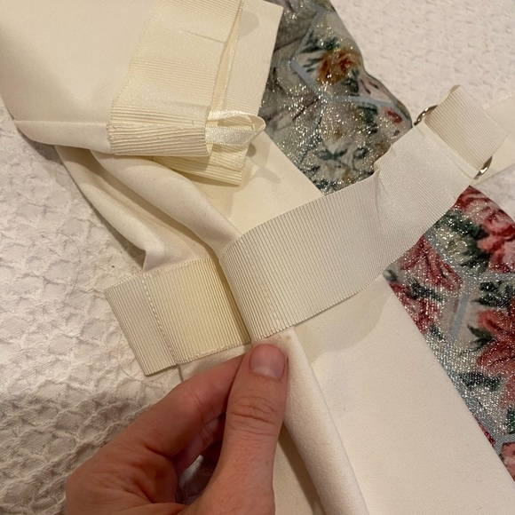 NWT Ted Baker Dorn patchwork bodycon sleeved dress - Ted Baker size 1/US size 4 - Picture 15 of 16